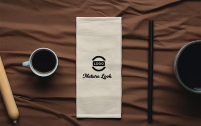 Fabric Logo Mockup Design