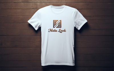 Макет логотипу білої футболки