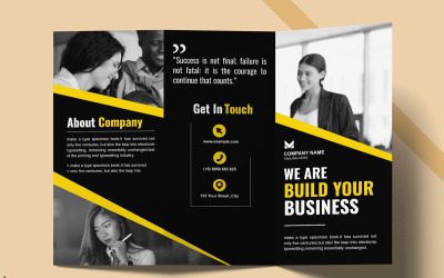 Professionelle Business-Marketing-Broschüre