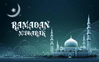 Ramadan Mubarak Illustration Design