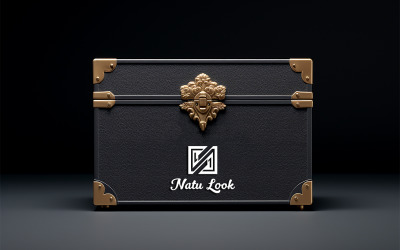 Lock Box-logo mockup-ontwerp