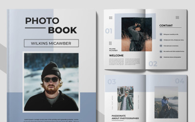 Photo Book Magazine  Template