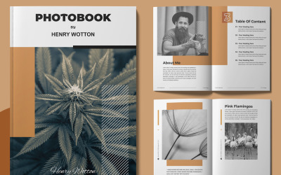 Modello per portfolio di libri fotografici