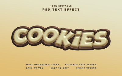 Effetto testo modificabile dei cookie