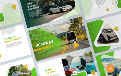 Headway – Prezentace Google Slides Template o udržitelné dopravě