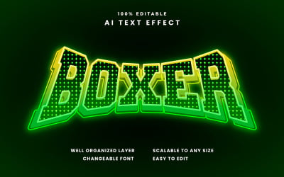 Boxer Editable Text Effect