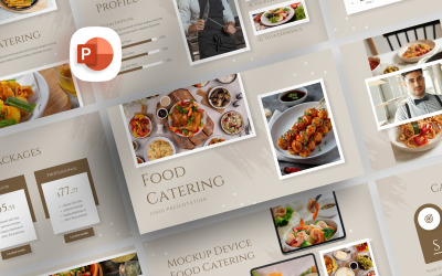 Food Catering PowerPoint sablon