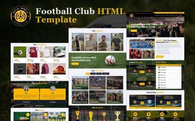 皇家叛军 - 足球和体育俱乐部 HTML5 网站模板