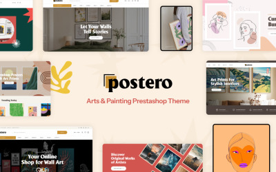 Leo Postero – Prestashop-Theme für Kunst und Malerei