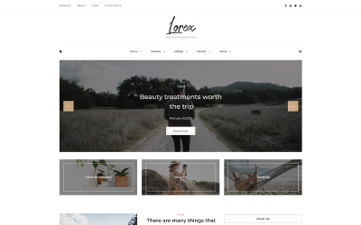 Lorex - Modello PSD per blog personale