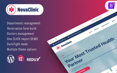 NovaClinic – motyw WordPress dla kliniki medycznej