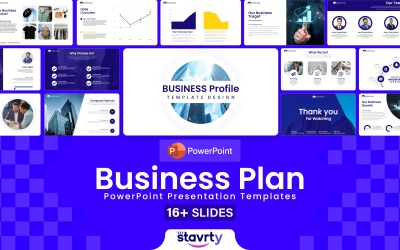 Plantillas empresariales premium Presentación de PowerPoint | Stavrty