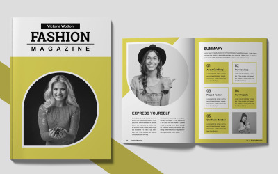 Temiz Moda Dergisi Şablonu