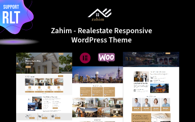 Zahim — адаптивная WordPress тема Realestate