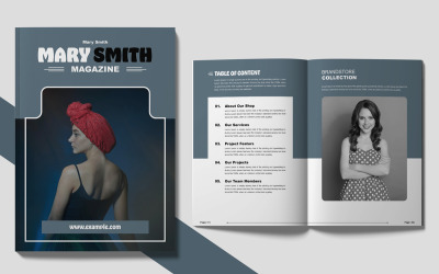 Vorlage für das Mary Smith-Magazin