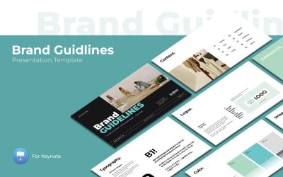 Brand Guidelines Creative Keynote Presentation