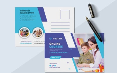 Education Post Card Template