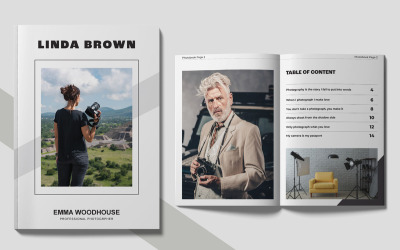 Fotoğrafçılık Dergisi InDesign Şablonu