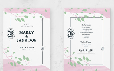 Invitation Card Design Layout