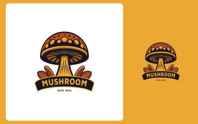 Mushroom Logo Design Template