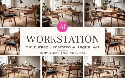 Arbetsstation för hemmakontor 20