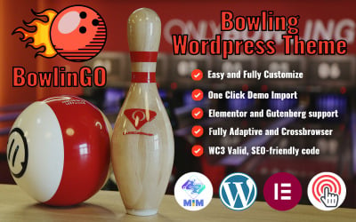 BowlinGO — WordPress тема для боулинга