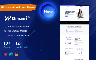 DreamHub – WordPress-Theme für Finanzen