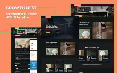 Growth Nest - szablon HTML5 architektury i wnętrz