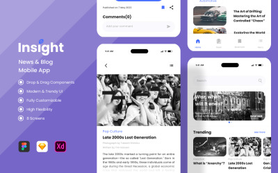 Insight - Мобільні програми для новин і блогів