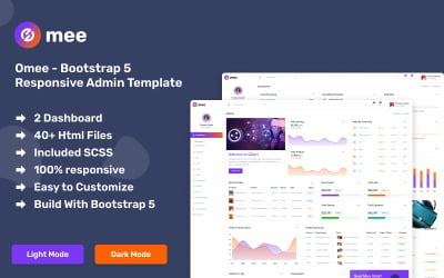 Omee Multipurpose Bootstrap 5 Admin Template