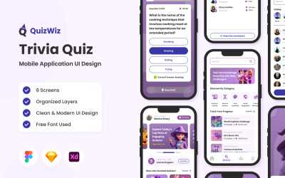 QuizWiz - Aplicación móvil Trivia Quiz
