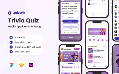 QuizWiz – aplikacja mobilna Quiz Ciekawostki