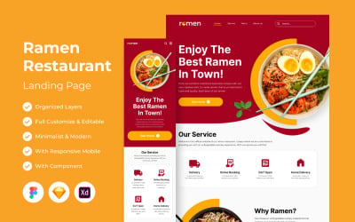 Ramen - Restaurant Landing Page