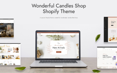 Velas Perfumadas - Tema Decorativo Shopify