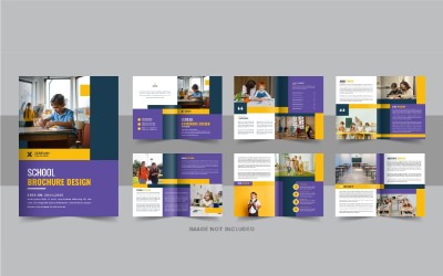 Brochure di ammissione alla scuola o prospetto di brochure educativa