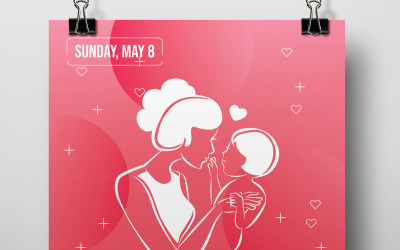 Flyer-Vorlage zum Muttertag