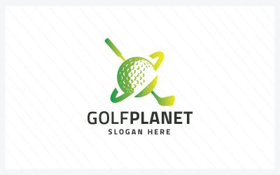 Golf Planet Professional Logo Tamplate