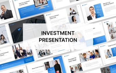 Google Slide-Präsentationsvorlage für Investitionen