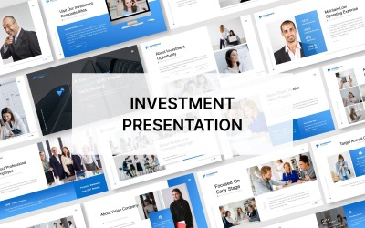 Modello di presentazione Powerpoint per investimenti