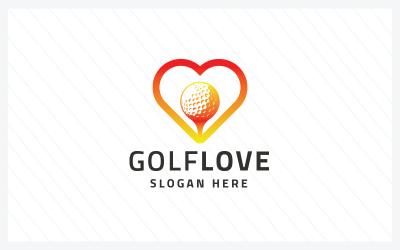 Profesjonalna tabliczka z logo Golf Love