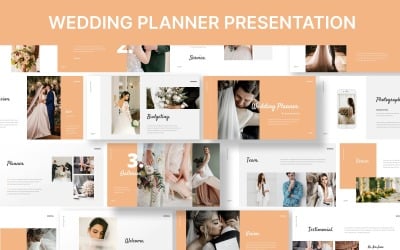 Šablona prezentace v Powerpointu Wedding Planner