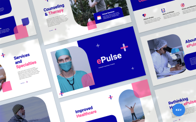 ePulse – Keynote-Präsentationsvorlage für Telemedizin