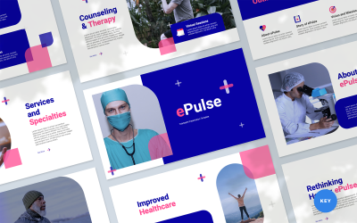 ePulse – Telehealth vitaindító prezentációs sablon