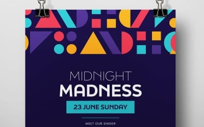 Midnight Party Flyer Template