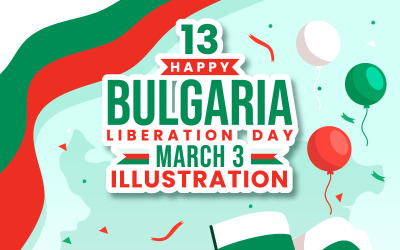 13 Bulgariens befrielsedag Illustration
