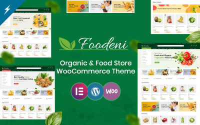 Foodeni – motyw WooCommerce z warzywami, owocami i artykułami spożywczymi