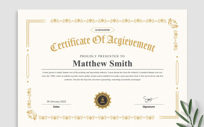 Modello di certificati Pro