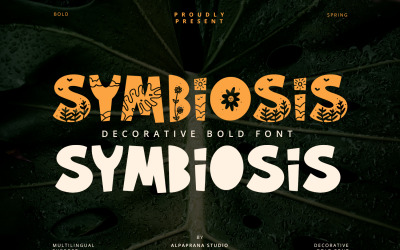 Symbiosis - Decorative Font