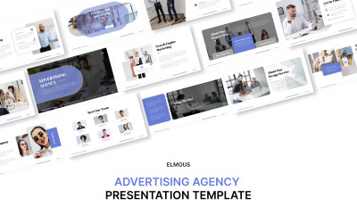 Apresentação Modelo de PowerPoint para agência de publicidade