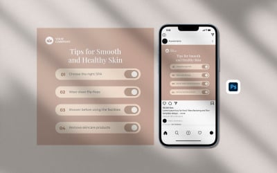Beauty Skincare Tips Instagram Post